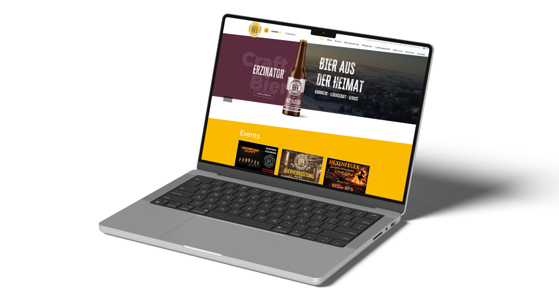 Referenz: BFE — Bierfabrik Erzgebirge